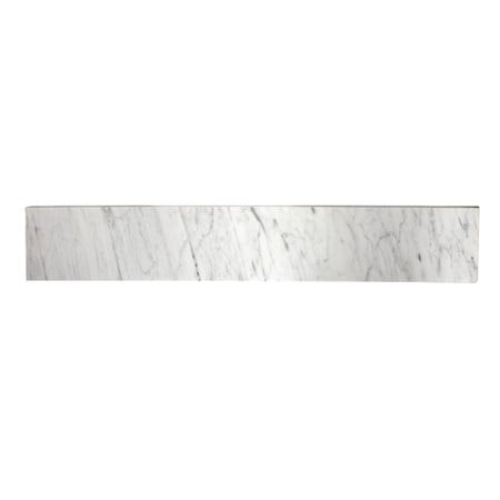 Fauceture Templeton 30" Carrara Marble Vanity Top Backsplash, Carrara White KVPB30MBS
